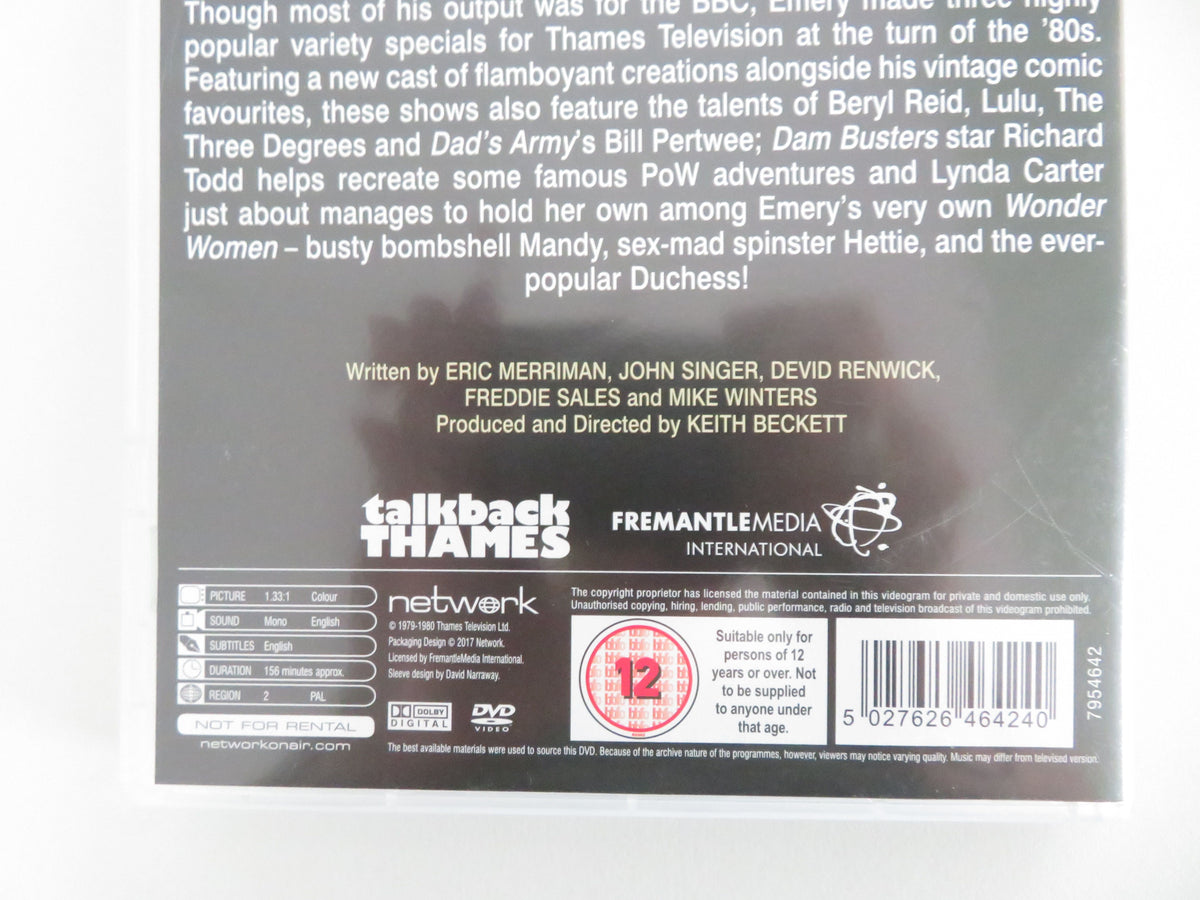 Dick Emery at Thames Television (DVD) Dick Emery Beryl Reid 1979 Region 2