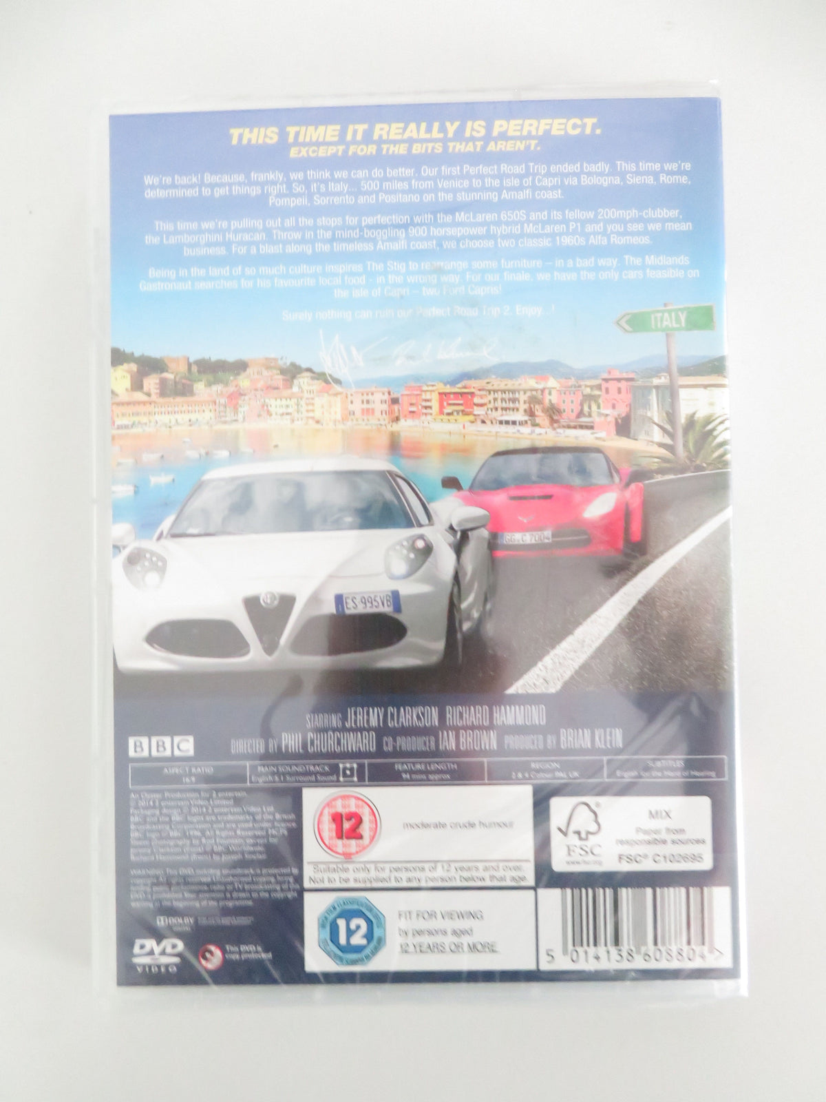 Top Gear: The Perfect Road Trip 2 (DVD) Jeremy Clarkson 2014 Region 2 + 4