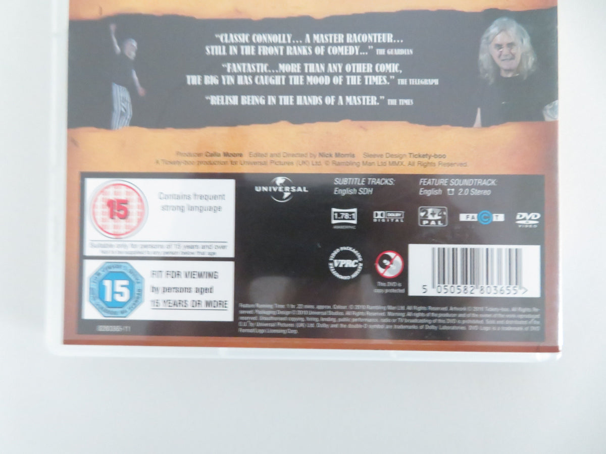 Billy Connolly: Live in London 2010 (DVD) Billy Connolly 2010 Region 2 + 4