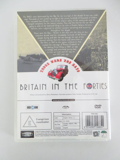Those were the days - Britain in the Forties (DVD) 1940s 2003 Region 0