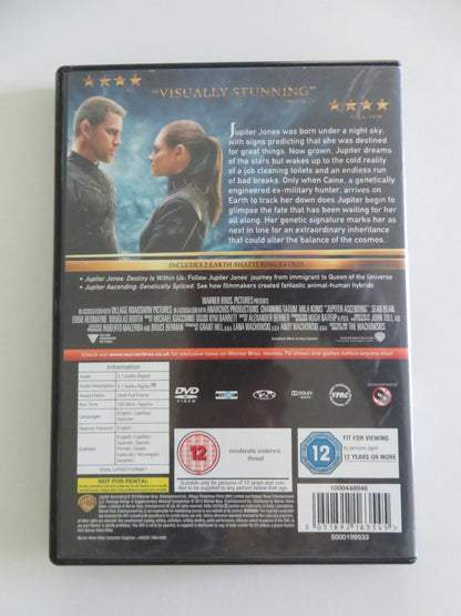 Jupiter Ascending (DVD) Channing Tatum Mila Kunis 2015 Region 2