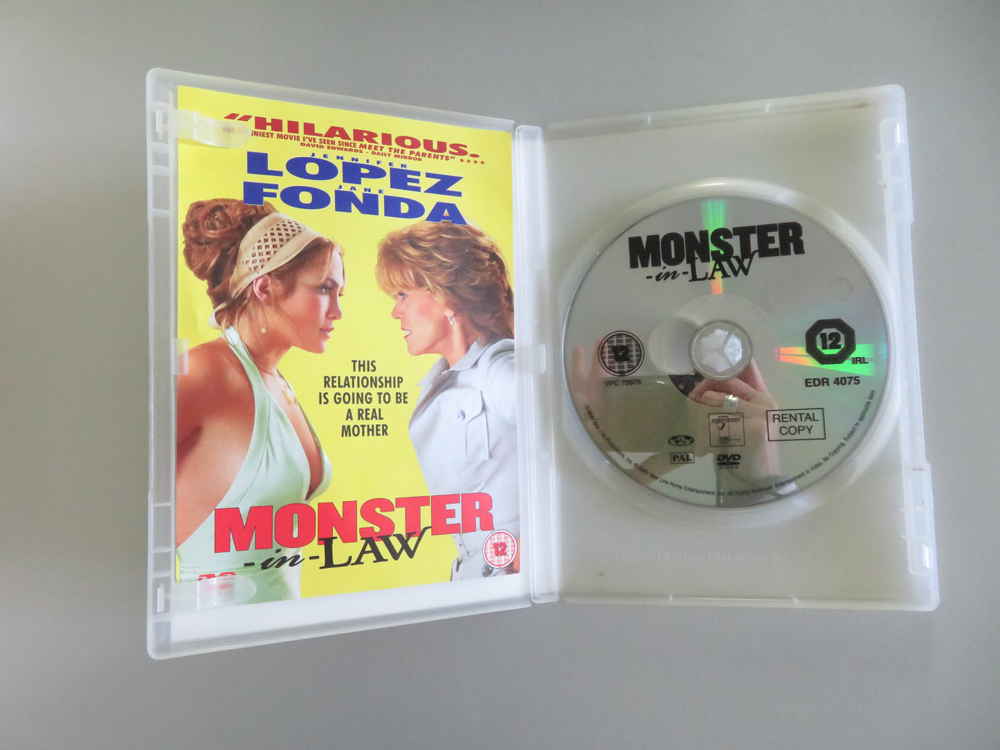Monster-in-Law (DVD) Jennifer Lopez Jane Fonda 2005 Region 2