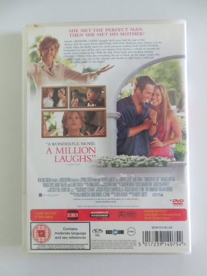 Monster-in-Law (DVD) Jennifer Lopez Jane Fonda 2005 Region 2