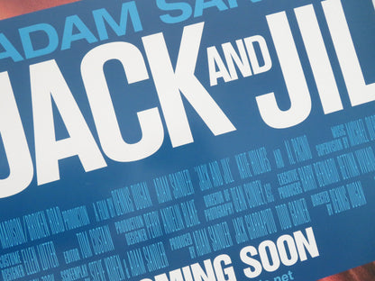 Jack and Jill US One Sheet Rolled Poster Adam Sandler Al Pacino 2011