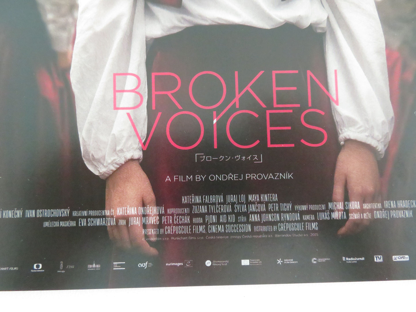 Broken Voices Japanese Chirashi (B5) Poster Juraj Loj Zuzana Sulajová 2025