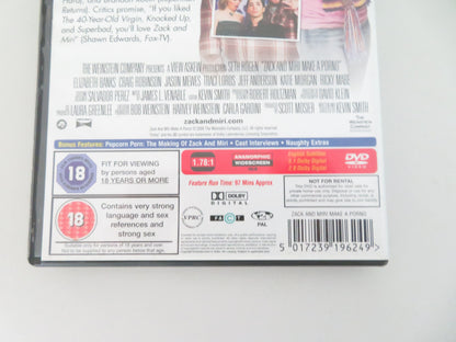 Zack and Miri Make a Porno (DVD) Seth Rogen Elizabeth Banks 2008 Region 2