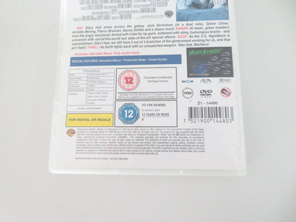 Mars Attacks! (DVD) Jack Nicholson, Pierce Brosnan 1996 Region 2