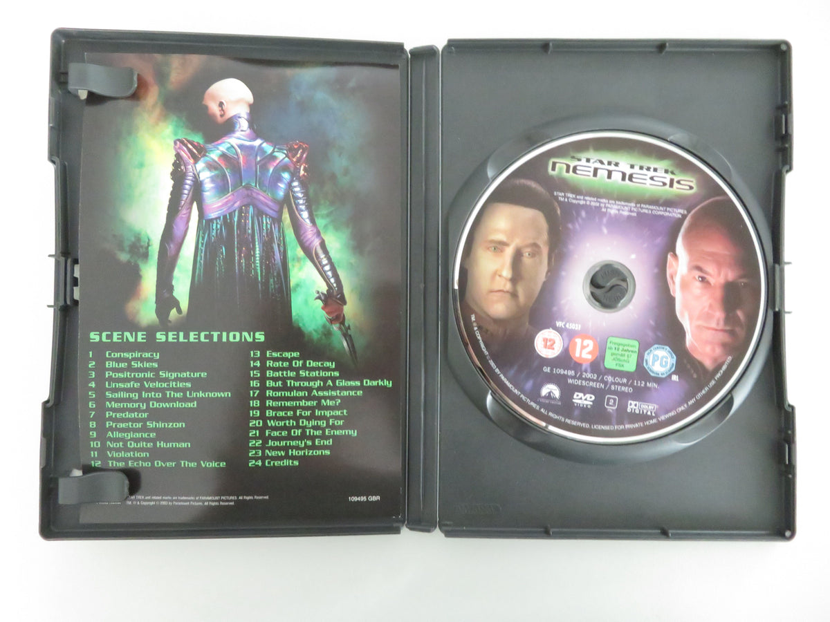 Star Trek: Nemesis (DVD) Patrick Stewart Jonathan Frakes 2002 Region 2
