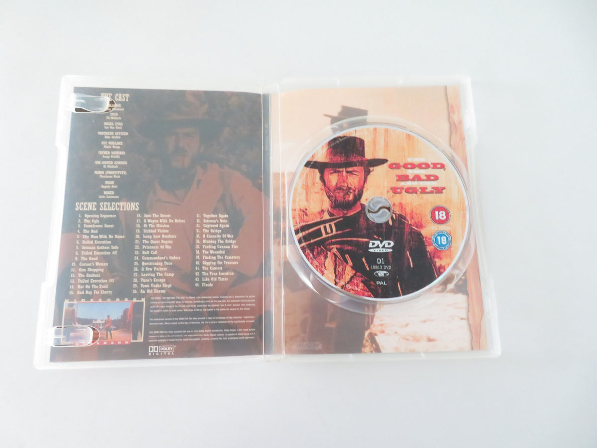 The Good, the Bad and the Ugly (DVD) Clint Eastwood Eli Wallach 1967 Region 2