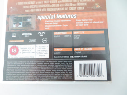 The Good, the Bad and the Ugly (DVD) Clint Eastwood Eli Wallach 1967 Region 2