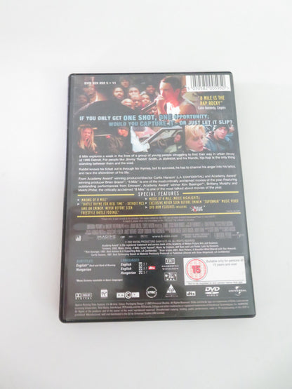 8 Mile - C (DVD) Eminem Brittany Murphy Kim Basinger 2002 Region 2,4