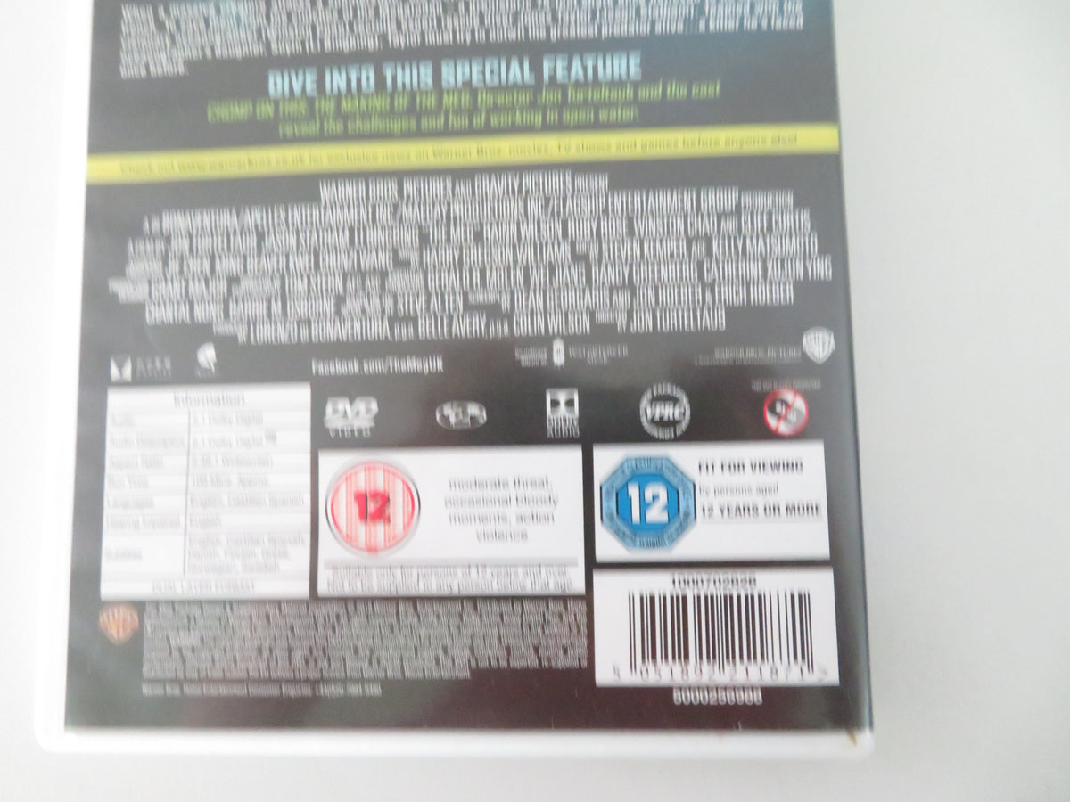 The Meg (DVD)Jason Statham Bingbing Li Rainn Wilson 2018 Region 2