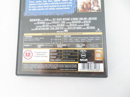 Crazy Beautiful (DVD) Kirsten Dunst Jay Hernandez 2001 Region 2