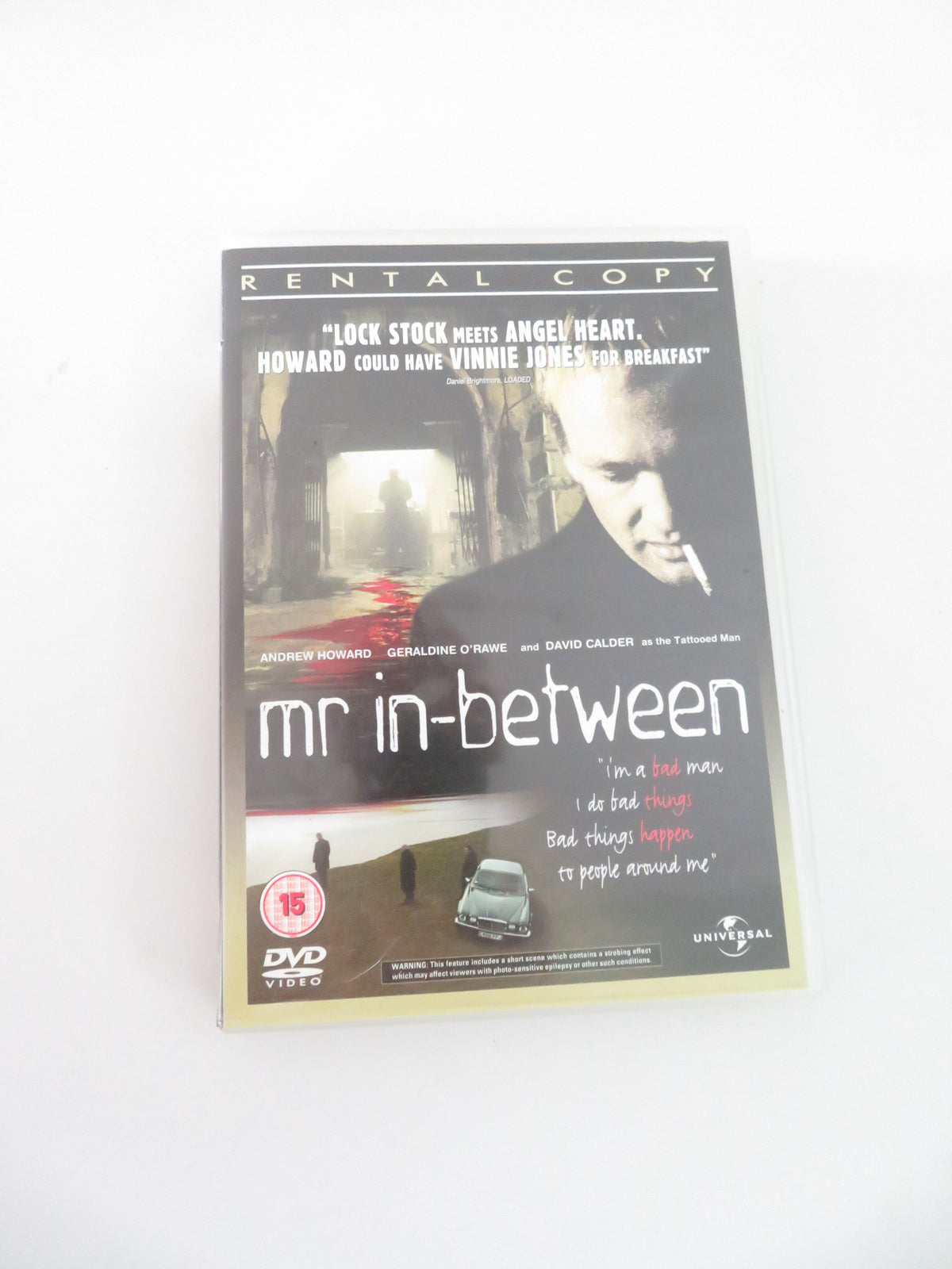 Mr In-Between (DVD) Andrew Howard Geraldine O'Rawe Andrew Tiernan 2001 Region 2