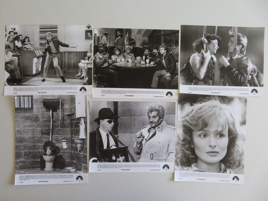 Top Secret! Movie Still Photo Lot Of 6 Val Kilmer Omar Sharif 1984