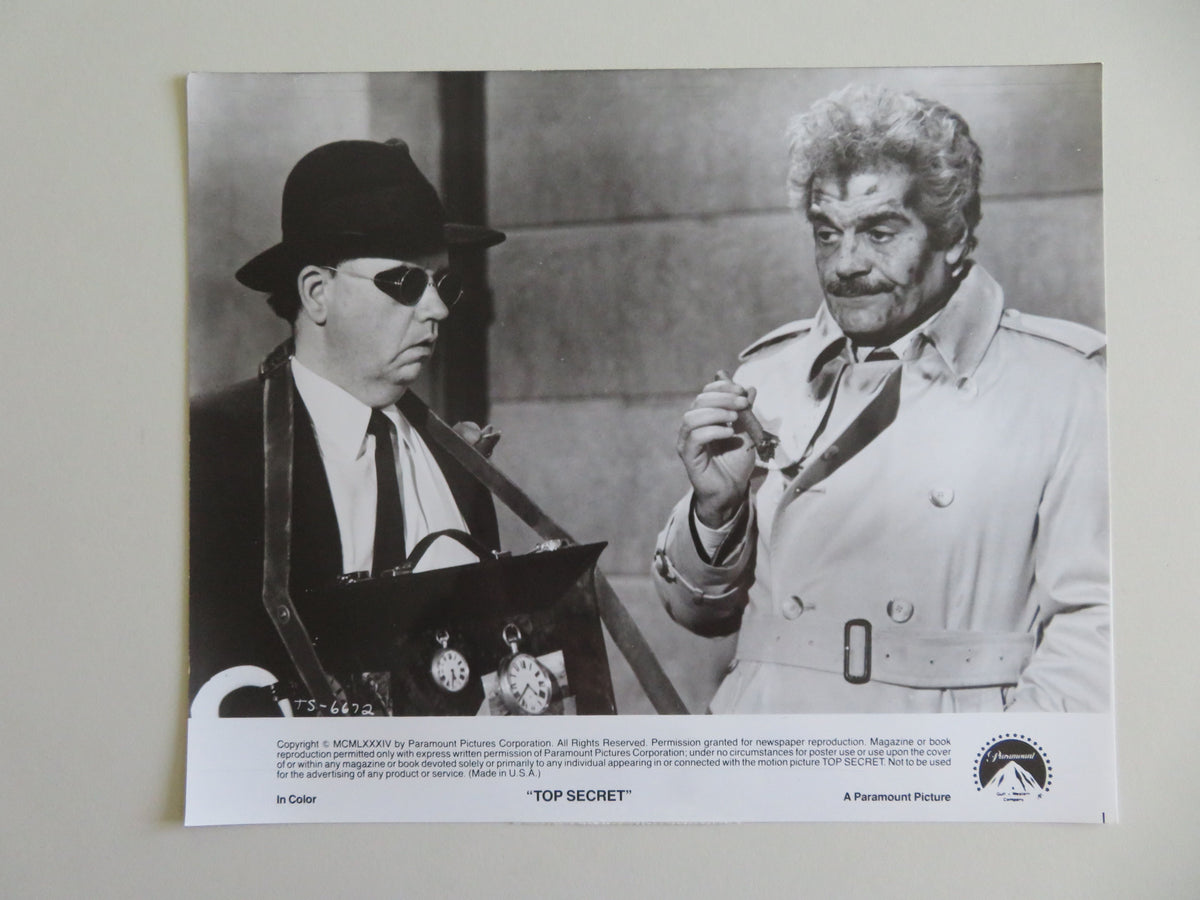 Top Secret! Movie Still Photo Lot Of 6 Val Kilmer Omar Sharif 1984