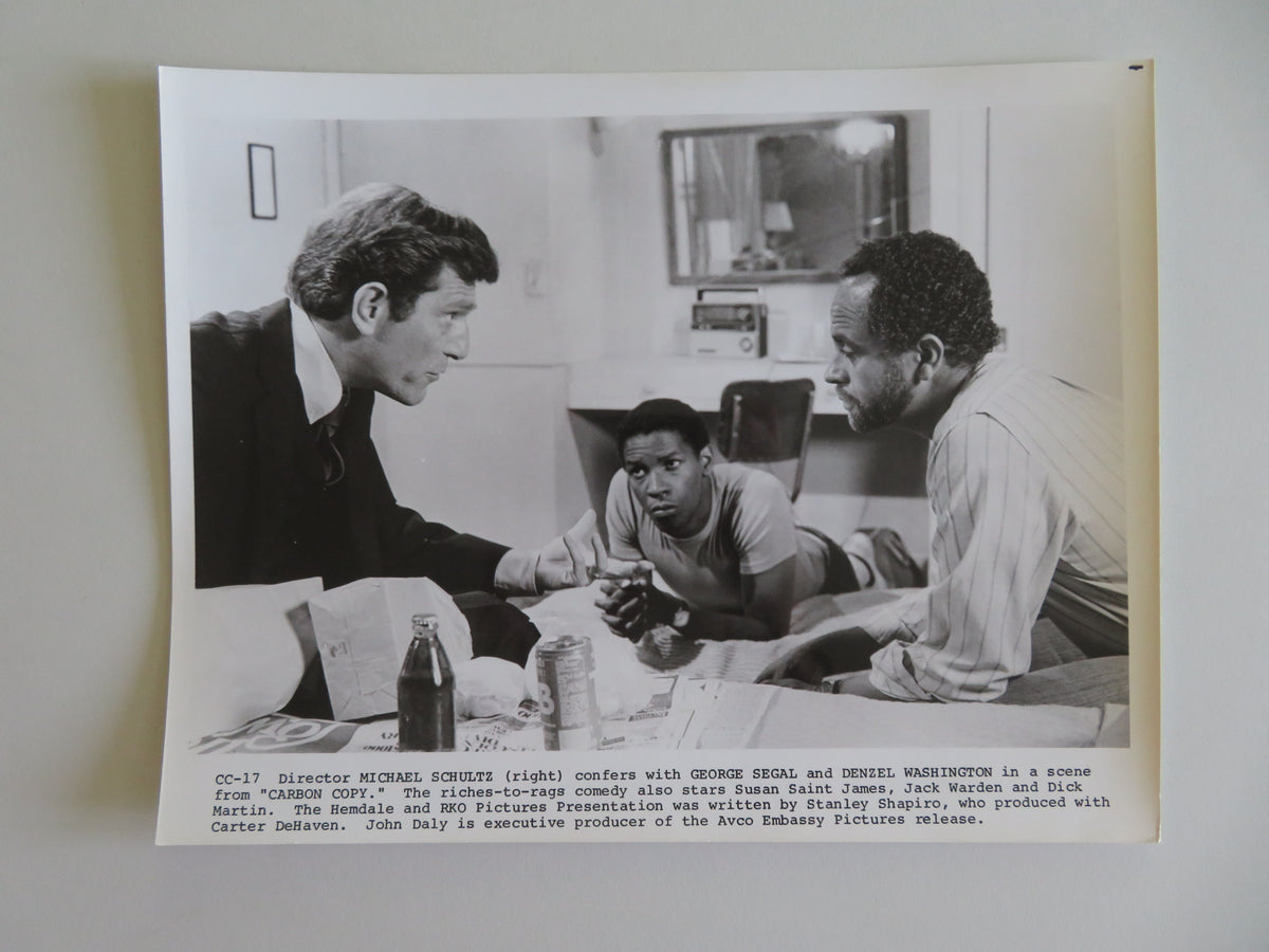Carbon Copy Movie Still Photo Lot Of 5 George Segal Denzel Washington 1981