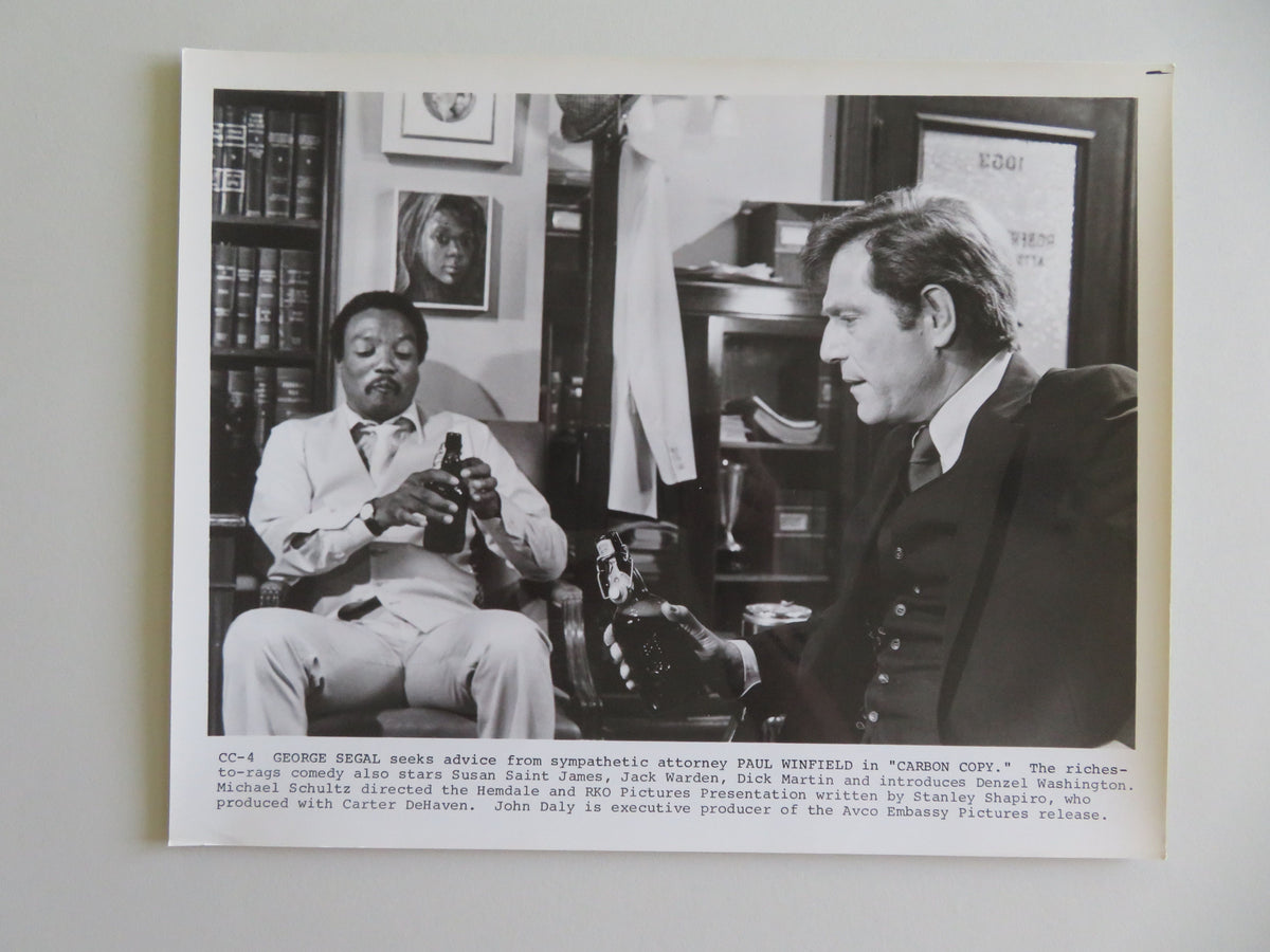 Carbon Copy Movie Still Photo Lot Of 5 George Segal Denzel Washington 1981