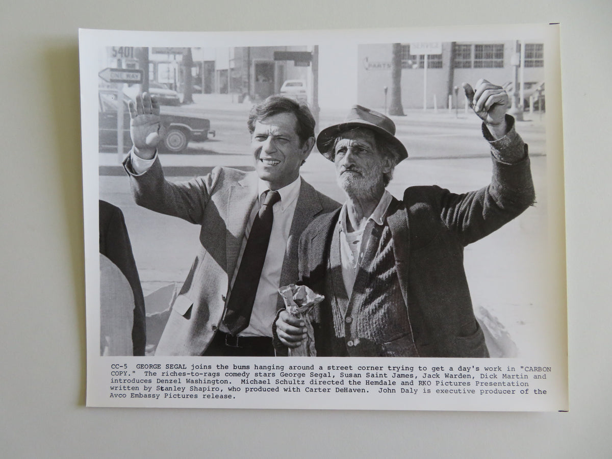 Carbon Copy Movie Still Photo Lot Of 5 George Segal Denzel Washington 1981