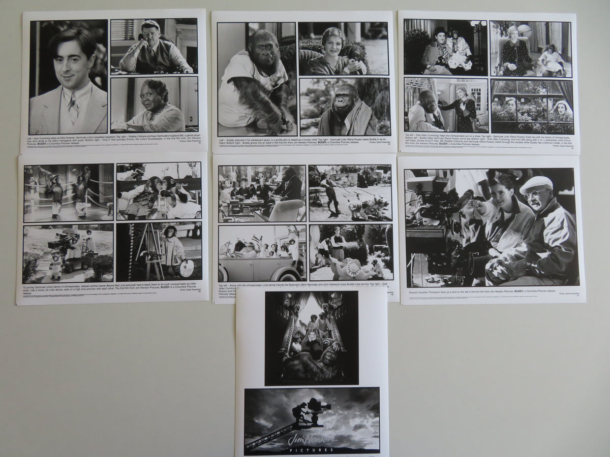 Buddy Movie Still Photo Lot Of 7 Robbie Coltrane Alan Cumming Rene Russo 1997