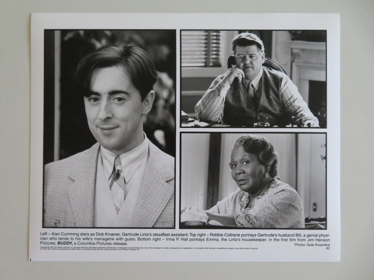 Buddy Movie Still Photo Lot Of 7 Robbie Coltrane Alan Cumming Rene Russo 1997