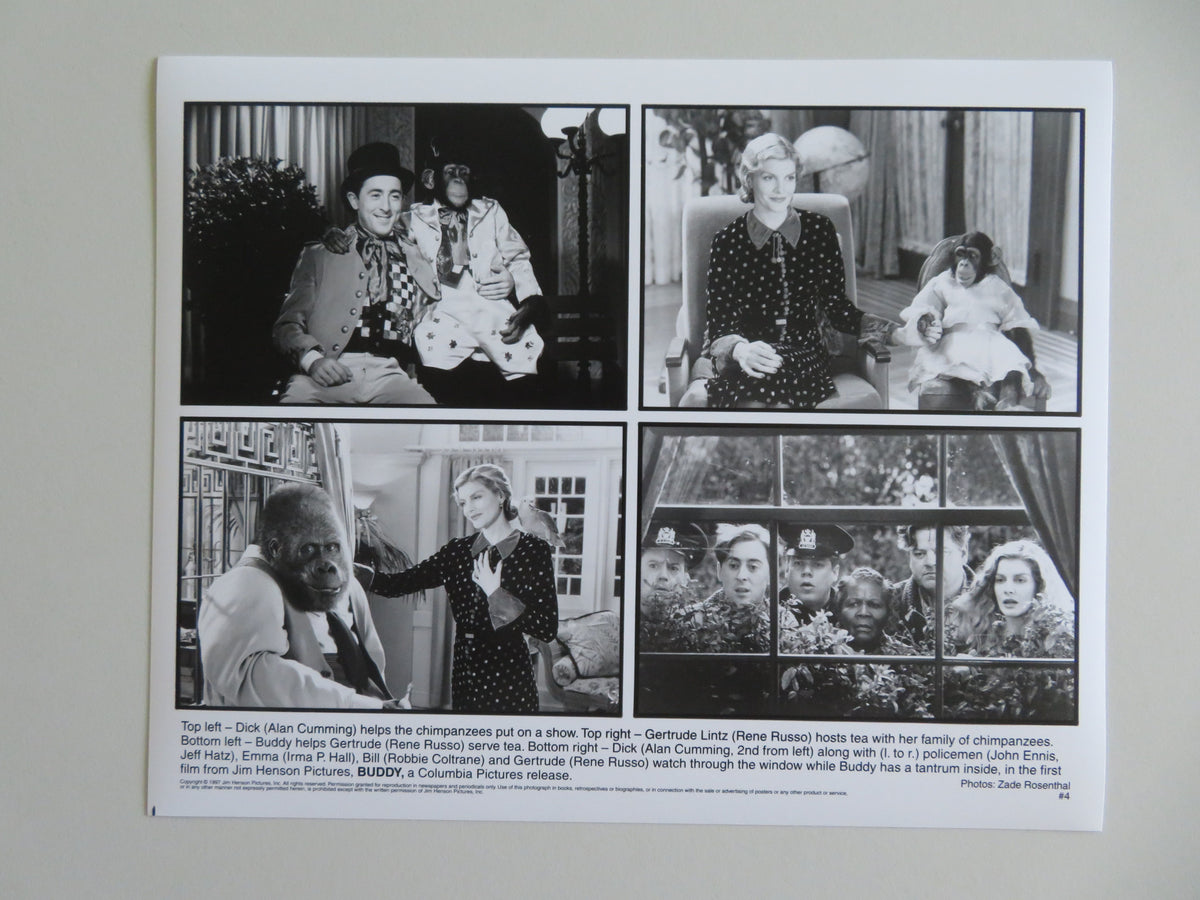 Buddy Movie Still Photo Lot Of 7 Robbie Coltrane Alan Cumming Rene Russo 1997
