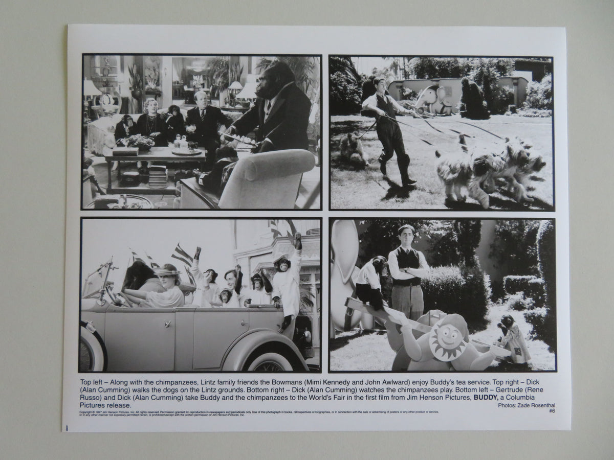 Buddy Movie Still Photo Lot Of 7 Robbie Coltrane Alan Cumming Rene Russo 1997