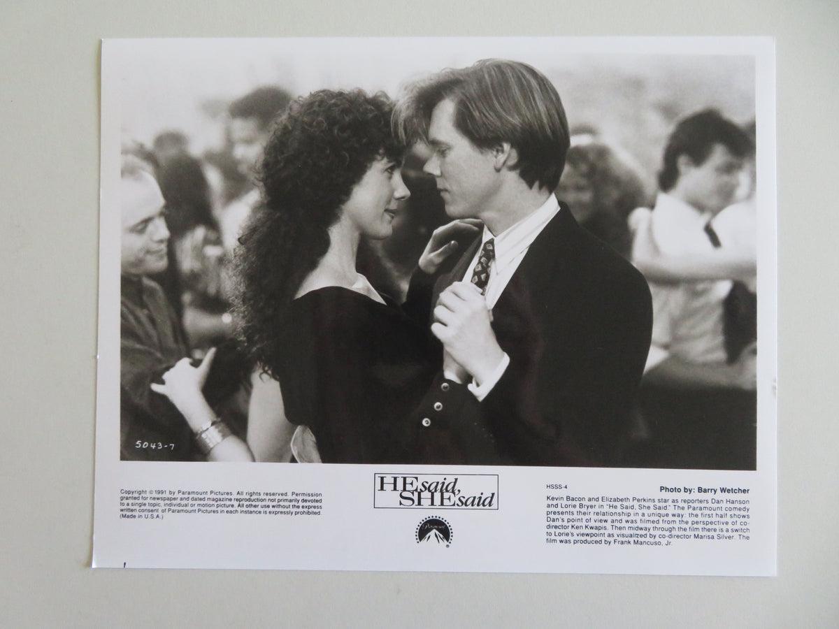 He Said, She Said Movie Still Photo Lot Of 4 Kevin Bacon Elizabeth Perkins 1991
