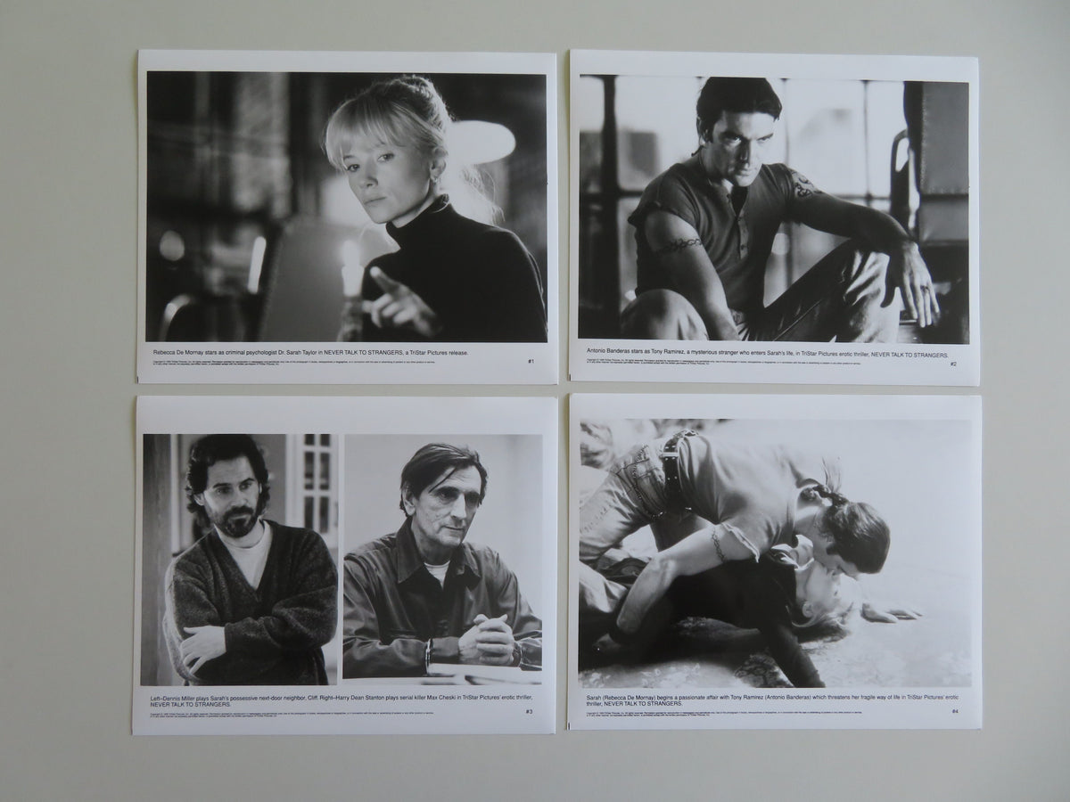 Never Talk to Strangers Movie Still Photo Lot Of 4 Rebecca De Mornay 1995