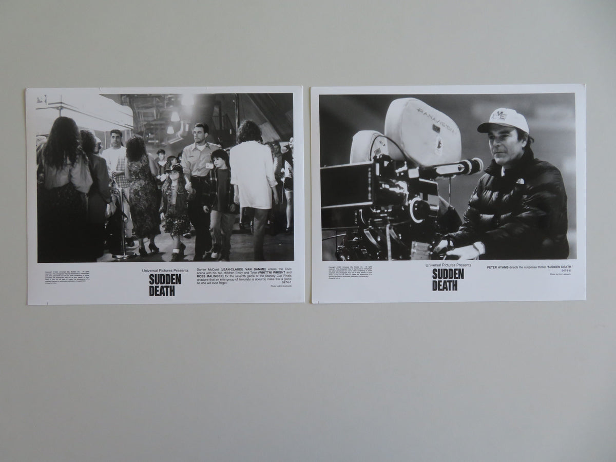 Sudden Death Movie Still Photo Lot Of 2 Jean-Claude Van Damme Powers Boothe 1995