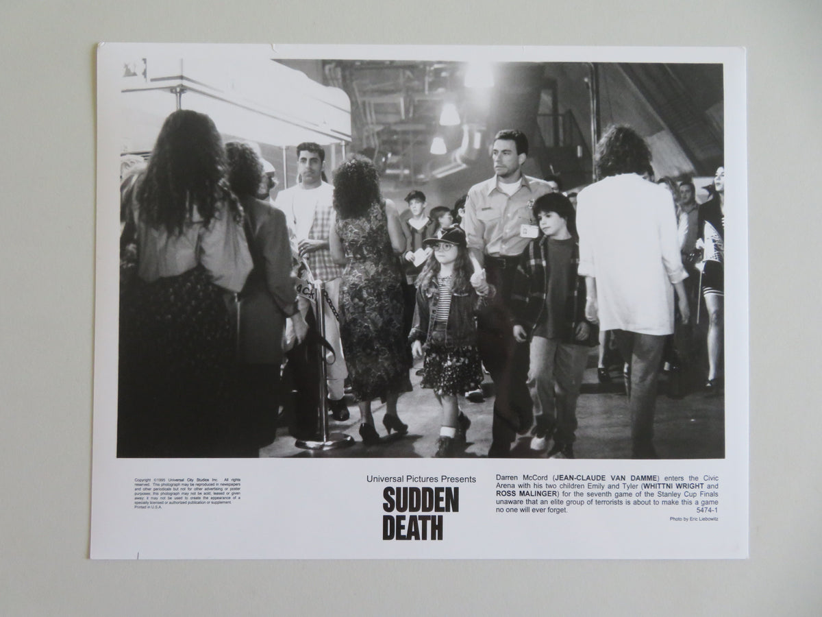 Sudden Death Movie Still Photo Lot Of 2 Jean-Claude Van Damme Powers Boothe 1995