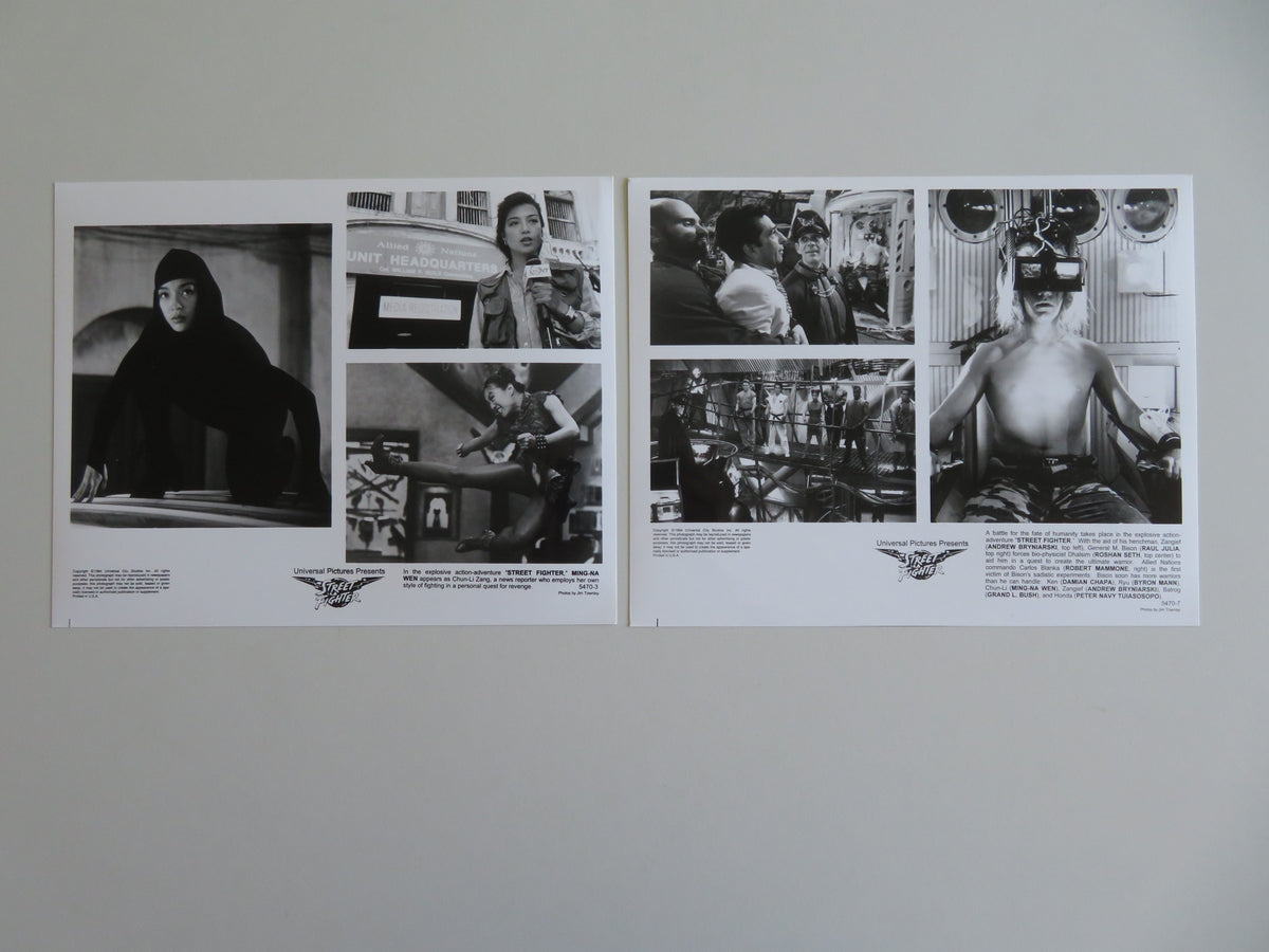 Street Fighter Movie Still Photo Lot Of 2 Min-Na Wen Raul Julia 1994