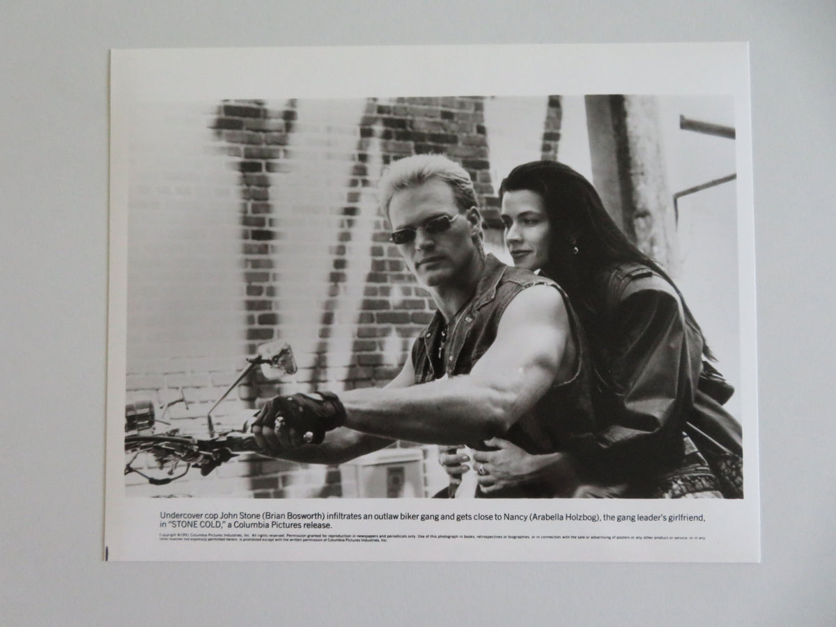 Stone Cold Movie Still Photo Lot Of 3 Brian Bosworth Lance Henriksen 1991
