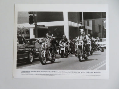 Stone Cold Movie Still Photo Lot Of 3 Brian Bosworth Lance Henriksen 1991