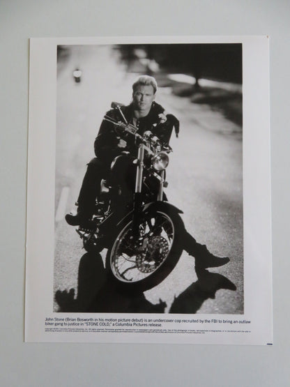 Stone Cold Movie Still Photo Lot Of 3 Brian Bosworth Lance Henriksen 1991