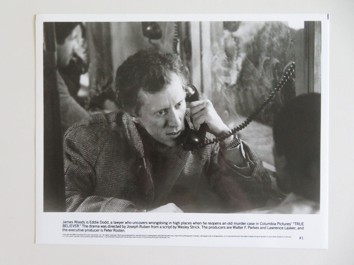 True Believer Movie Still Photo Lot Of 4 James Woods Robert Downey Jr. 1988