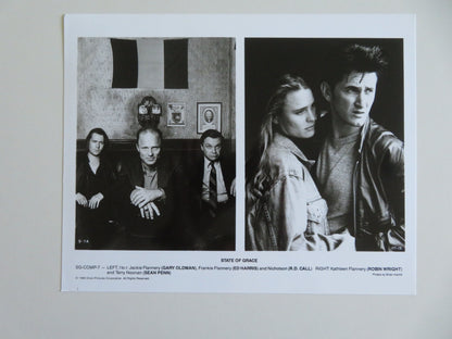 State of Grace Movie Still Photo Lot Of 2 Sean Penn Ed Harris Gary Oldman 1990