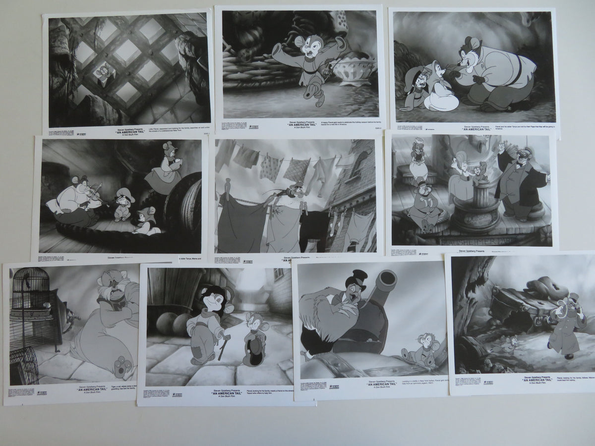 An American Tail Movie Still Photo Lot Of 10 Dom DeLuise C. Plummer 1986
