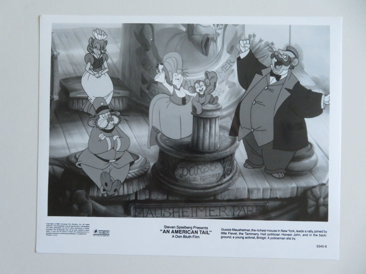 An American Tail Movie Still Photo Lot Of 10 Dom DeLuise C. Plummer 1986