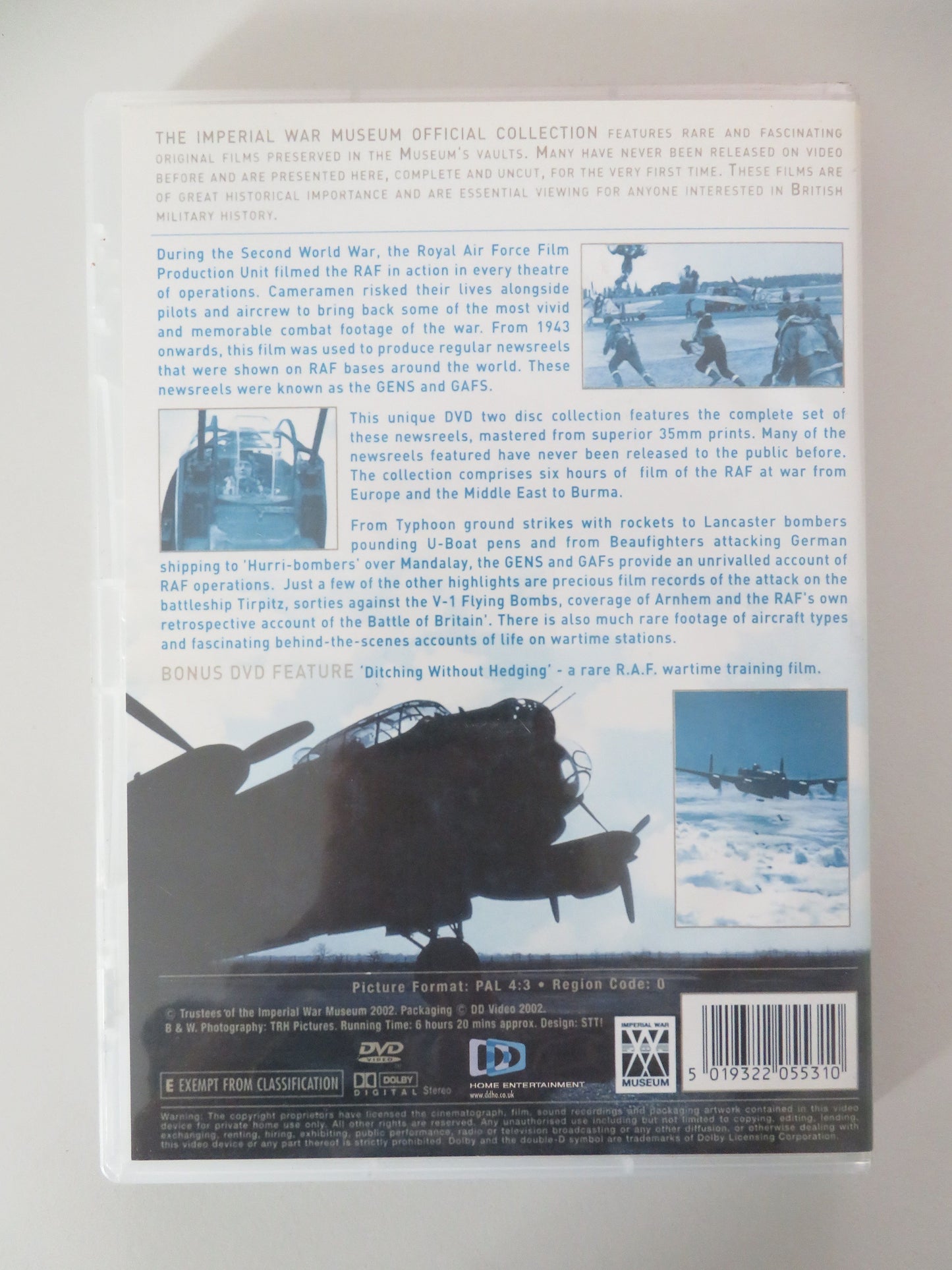 Royal Air Force At War (DVD) Imperial War Museum 2002 Region 0