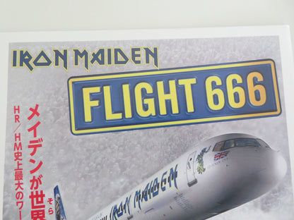 Iron Maiden: Flight 666 Japanese Chirashi (B5) Poster Dickinson Gers 2009