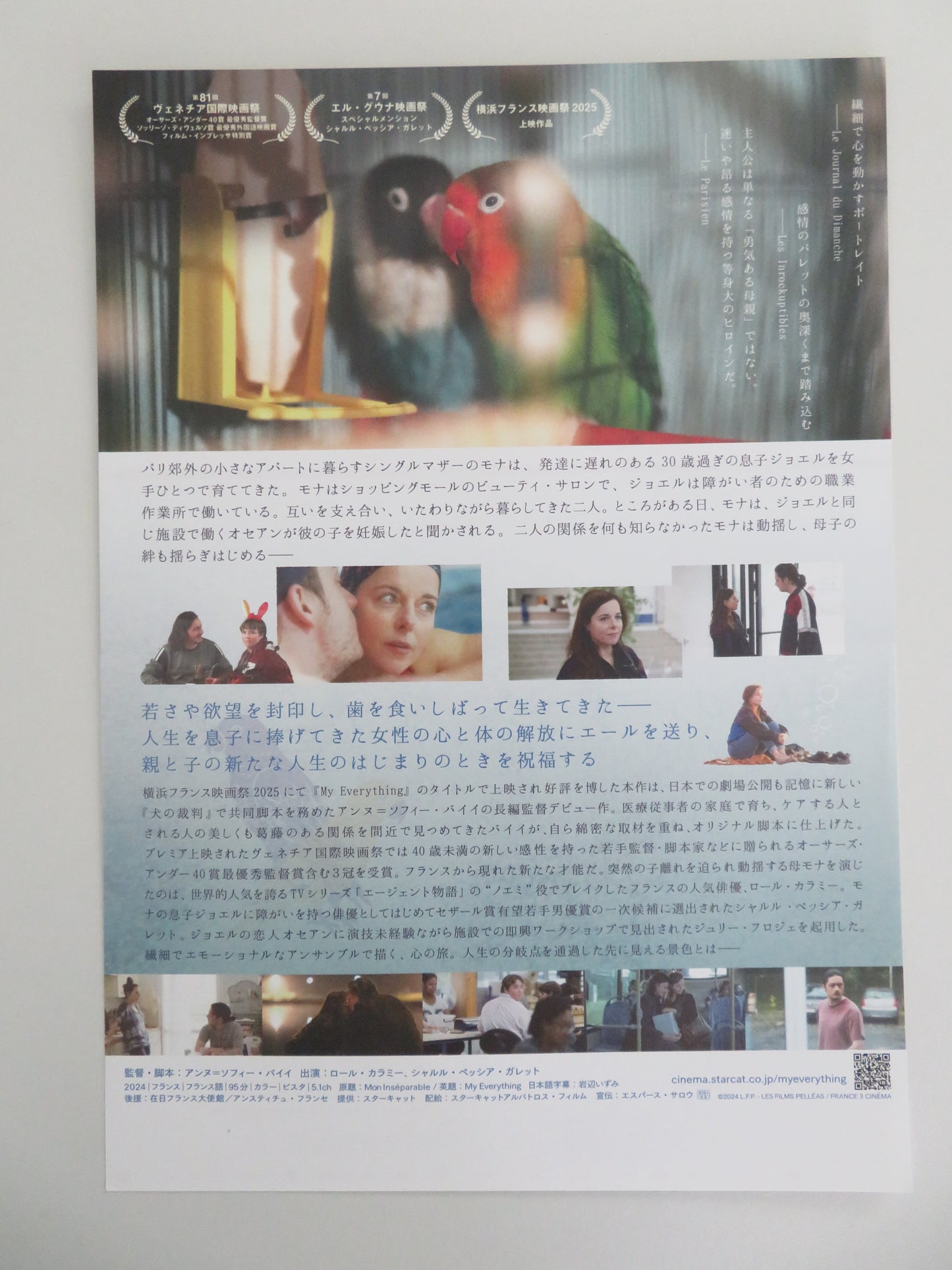 My Everything Japanese Chirashi (B5) Poster Calamy Peccia 2024