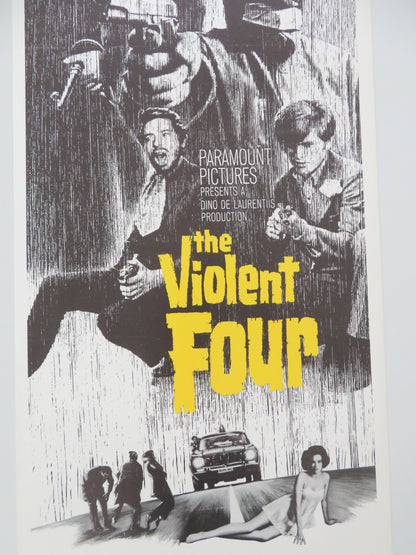 The Violent Four US Insert Poster Gian Maria Volonte Margaret Lee 1968