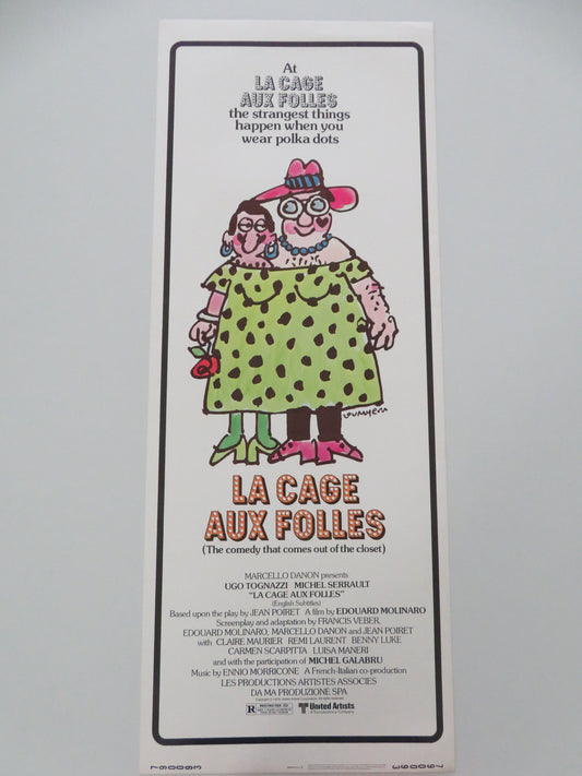La Cage aux Folles - A  US Insert Poster Ugo Tognazzi Michel Serrault 1979