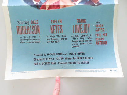 Top of the World US Insert Poster Dale Robertson Evelyn Keyes 1955
