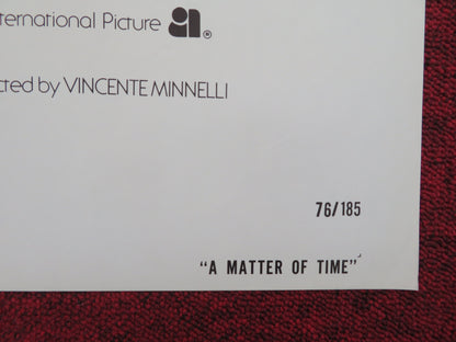 A Matter of Time Folded US One Sheet Poster Liza Minnelli Ingrid Bergman 1976