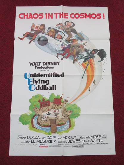 Unidentified Flying Oddball Folded US One Sheet Poster Disney Moody Dale 1979