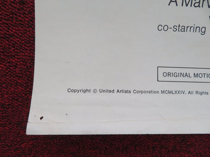 Lenny Folded US One Sheet Poster Dustin Hoffman Valerie Perrine 1974