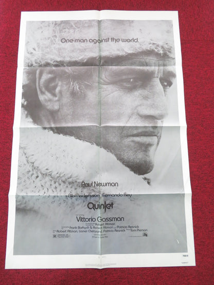 Quintet Folded US One Sheet Poster Paul Newman Vittorio Gassman 1979