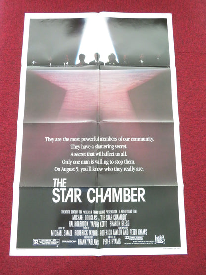 The Star Chamber Folded US One Sheet Poster Michael Douglas Kotto 1983